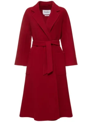 Max Mara   Ludmilla1 cashmere long coat w/ belt 