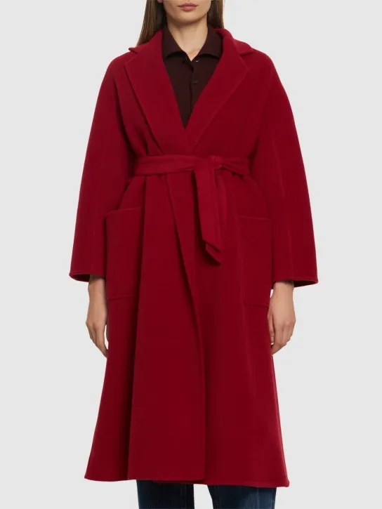 Max Mara   Ludmilla1 cashmere long coat w/ belt 