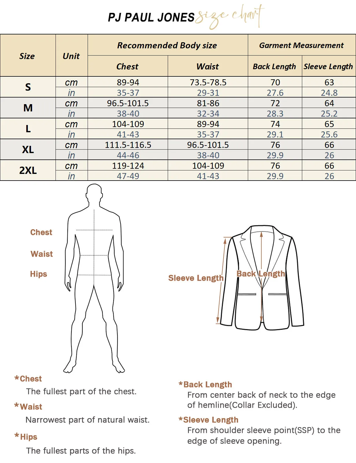 Men Notch Lapel Blazer Coat Casual Two-Button Back Slit Suit Coat