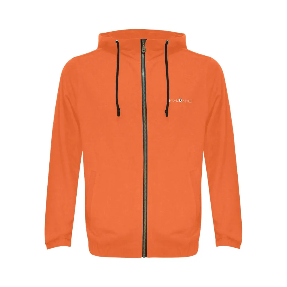 Men's Classic Zip Hoodie - Orange