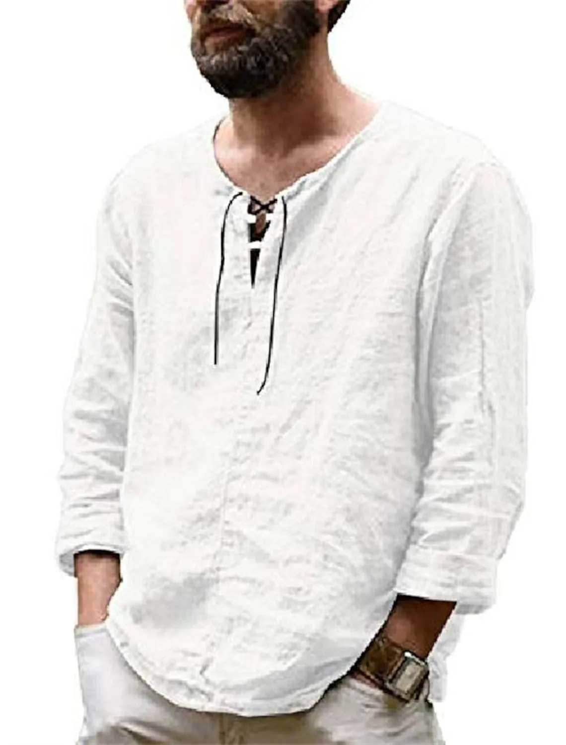 Men's Cotton Outdoor Long Sleeve Shirt