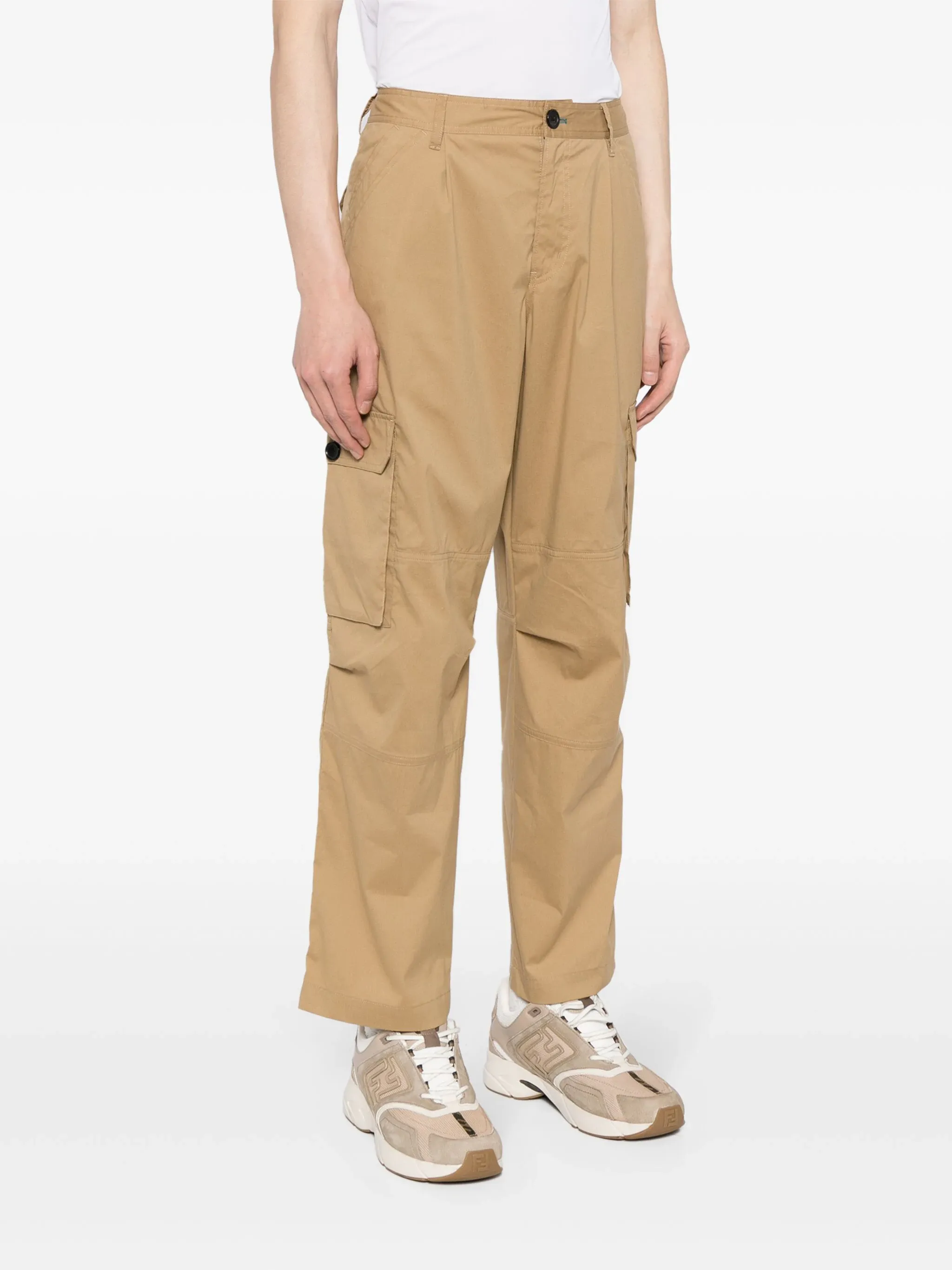 Mens Loose Fit Cargo Trouser