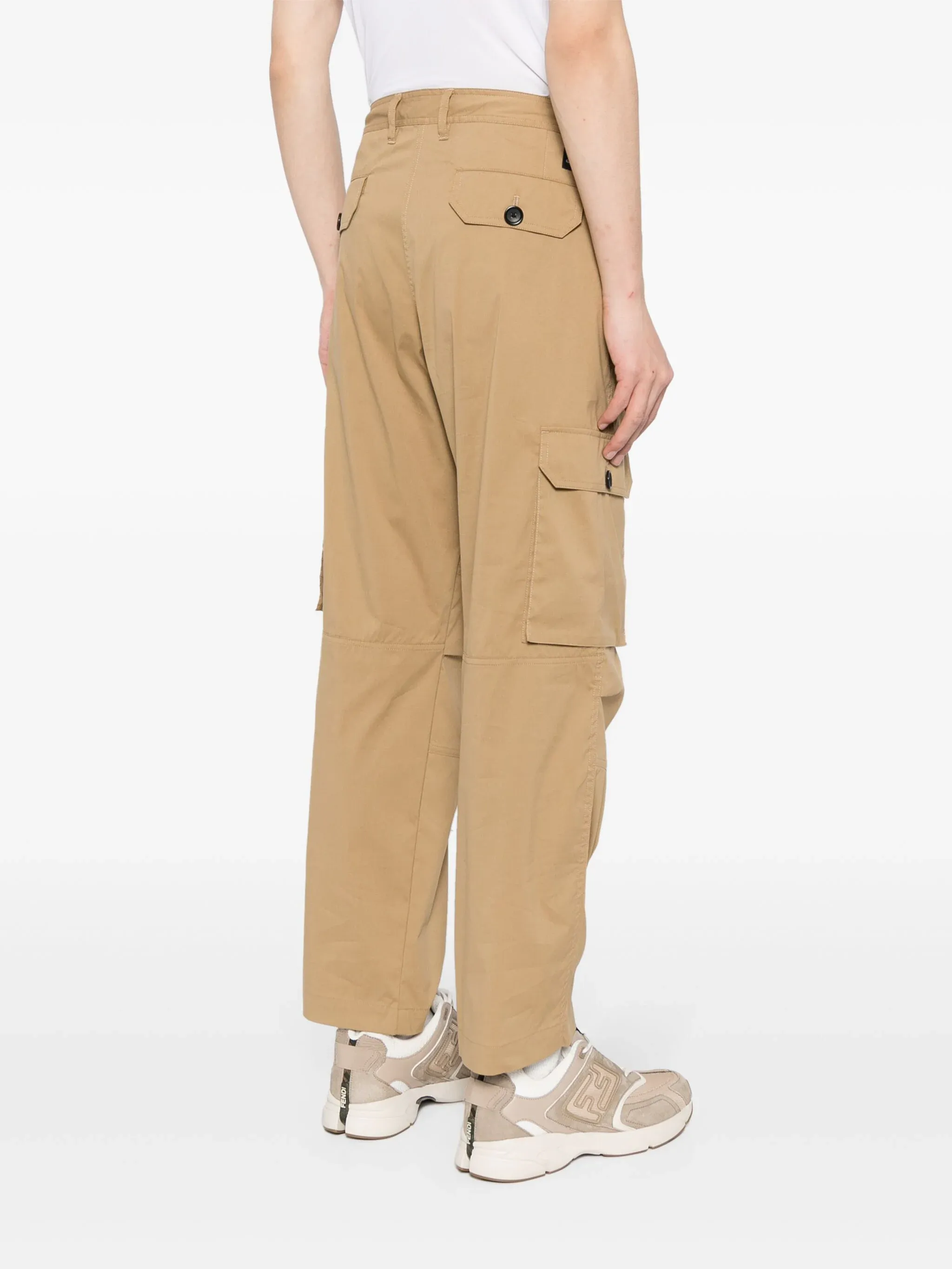 Mens Loose Fit Cargo Trouser