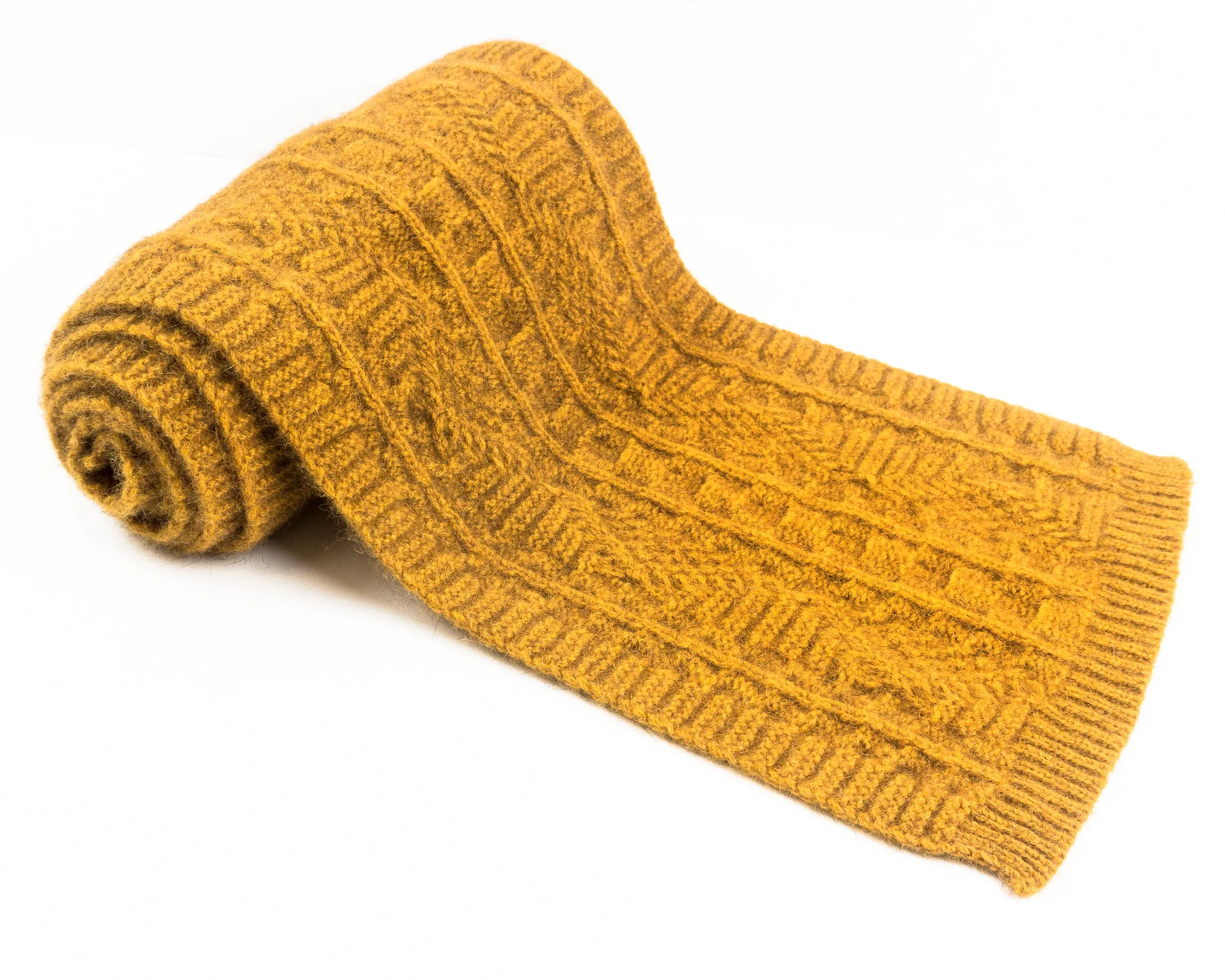 Merino Possum Cable Knit Scarf