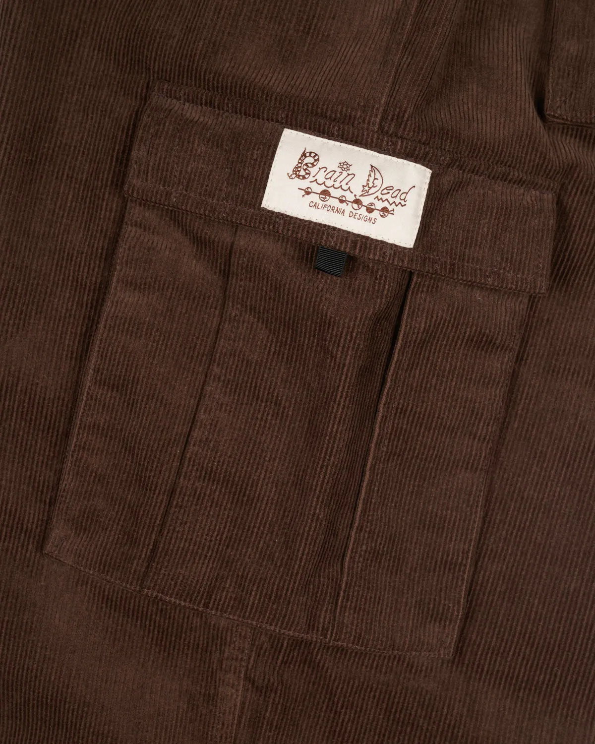 Micro Cord Flight Pant, Brown