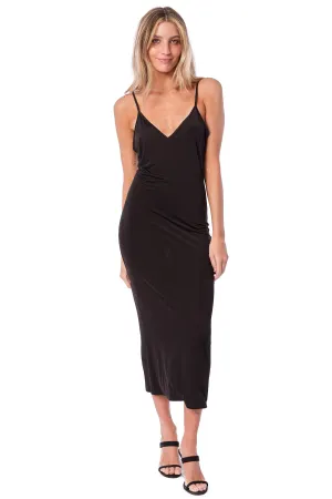 Mila Black Slip Dress