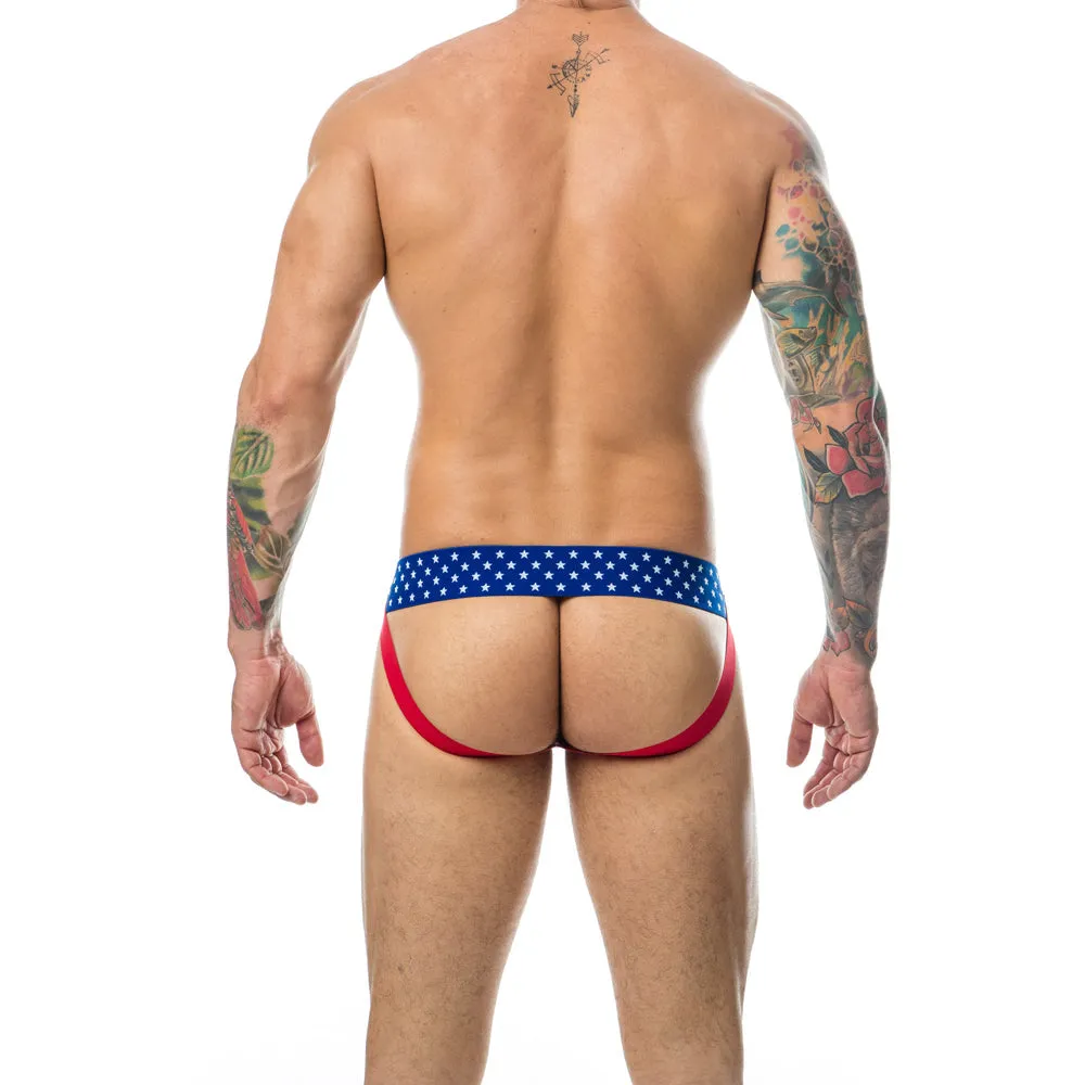 Mob USA Jock - Medium (Red/Whit/Blue)