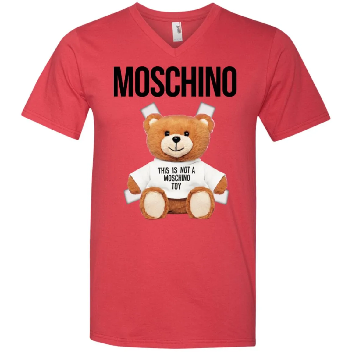 Moschino T-shirt Men V-Neck T-Shirt