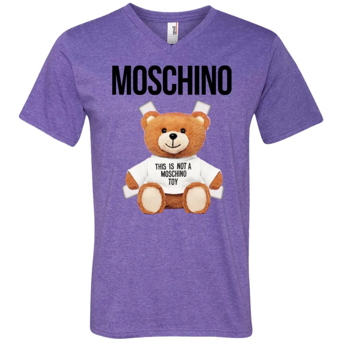 Moschino T-shirt Men V-Neck T-Shirt