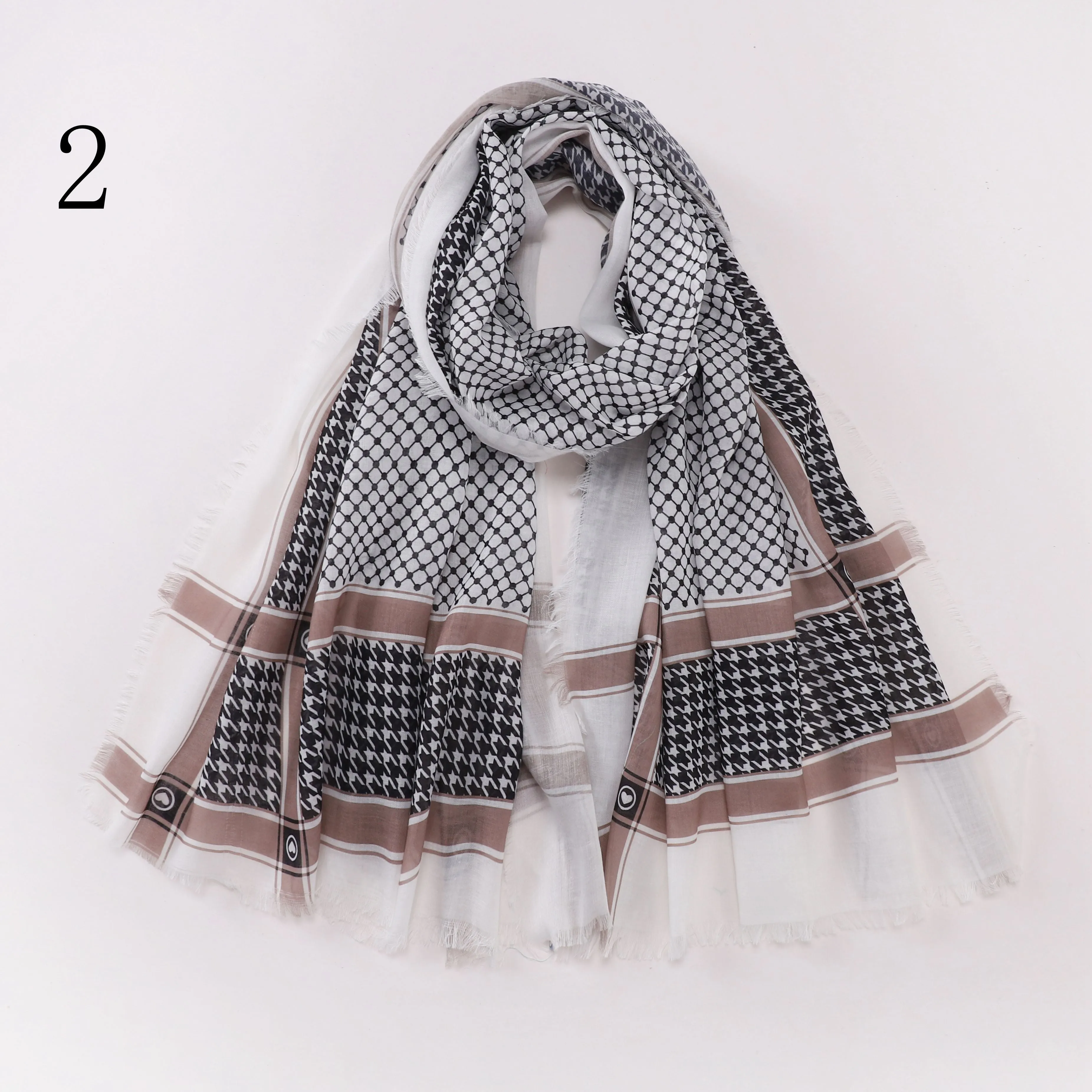 MYP04   printedkuffiyeh hijab scarf