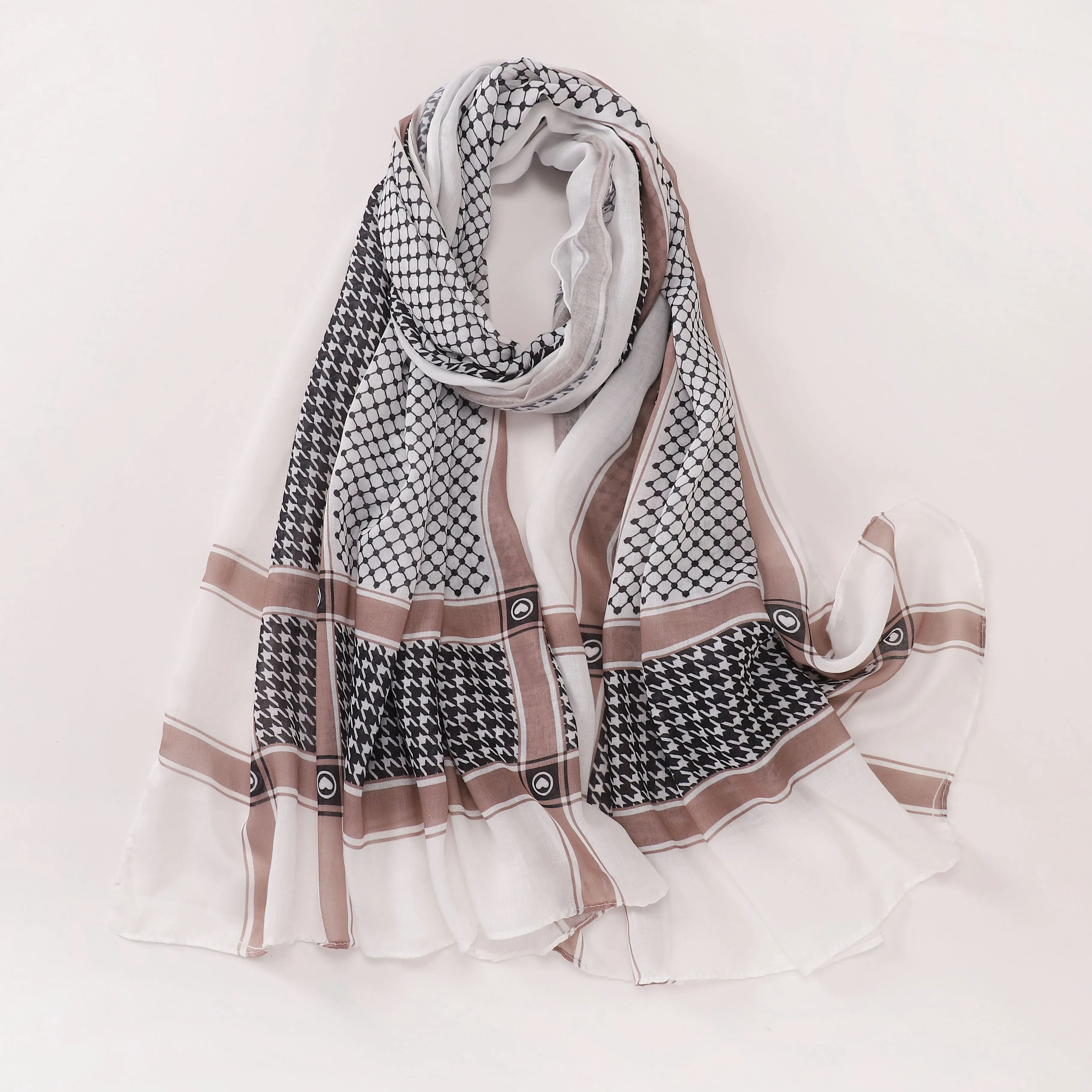 MYP04   printedkuffiyeh hijab scarf