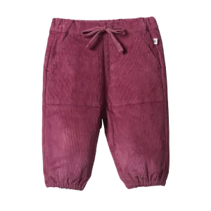 Nature Baby Frankie Cord Pant Rhubarb