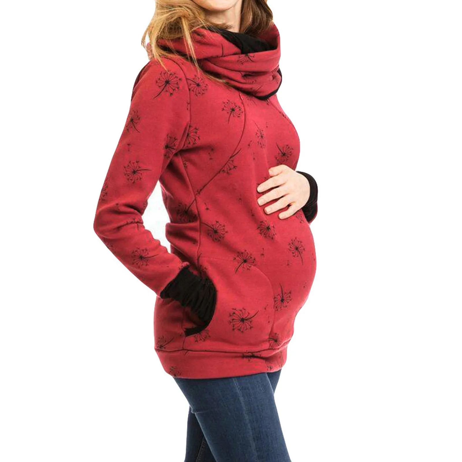 New Maternity Nursing Hoodie Sweatshirt Winter Autumn Pregnancy Clothes Pregnant Women Breastfeeding Sweater Shirts hoodies Top