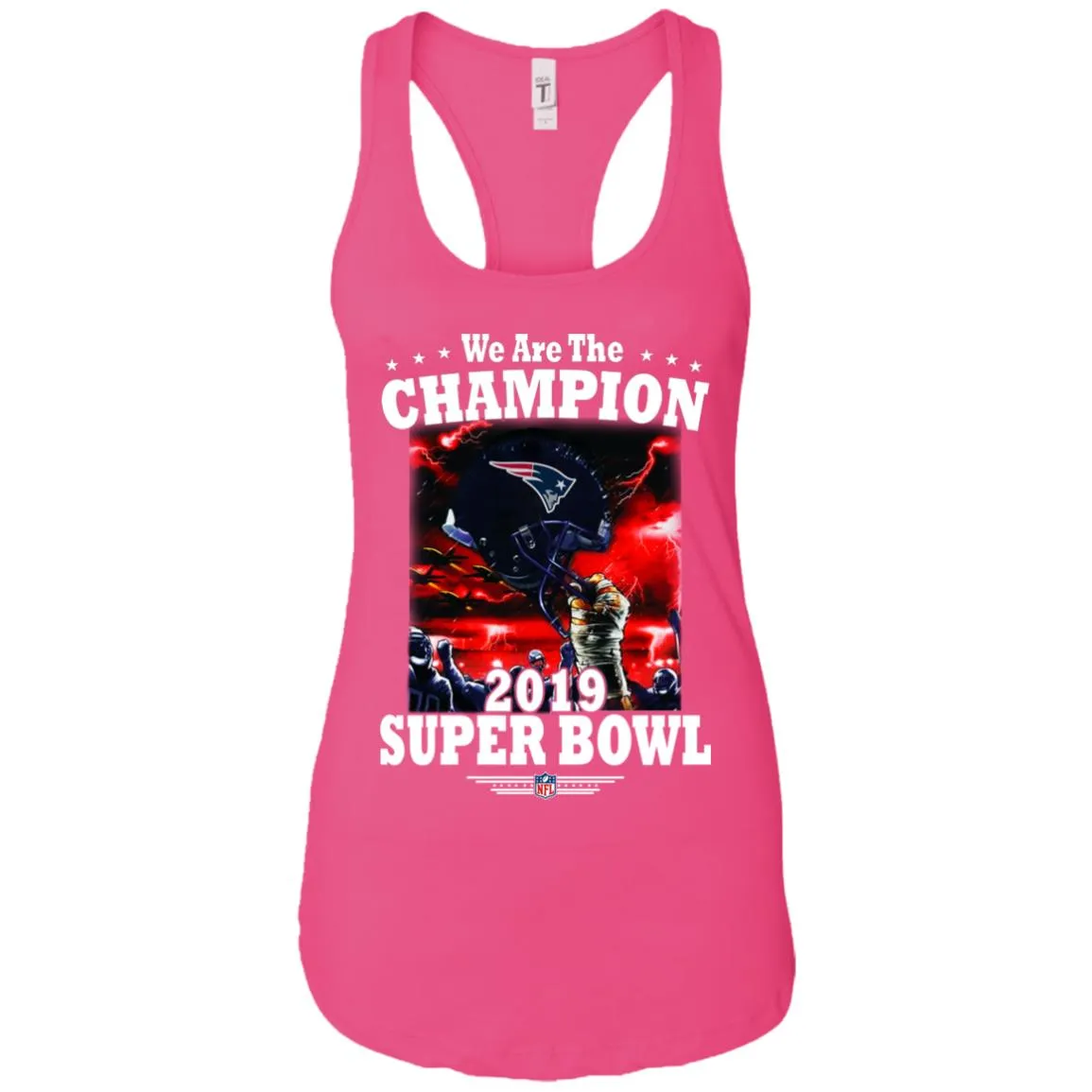 Nfl – New England Patriots We Are The Champion 2019 Super Bowl Football Women Tank Top