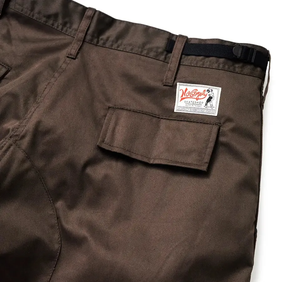 No-Comply Cargo Skate Pants - Brown