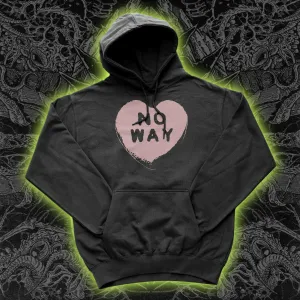 No Way Candy Heart Hoodie