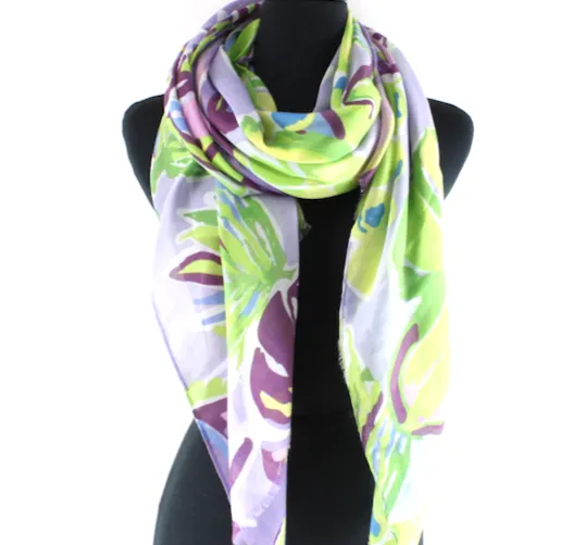 Palm leaf scarf