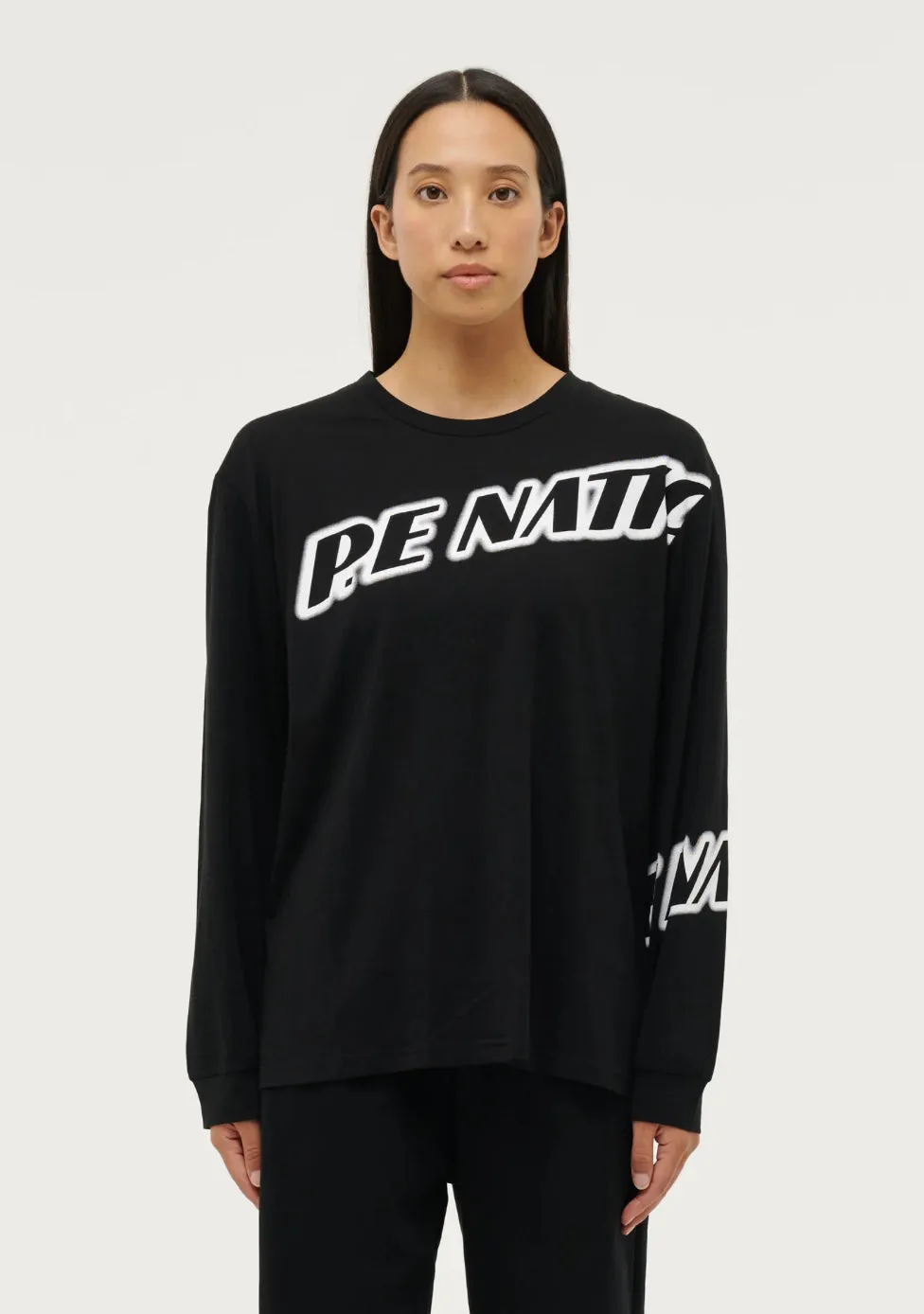 PE NATION - Tiebreak LS Tee - Black