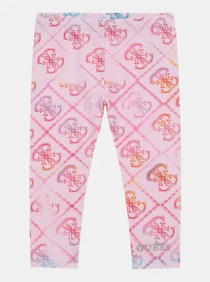 Pink Logo Leggings (2-7)