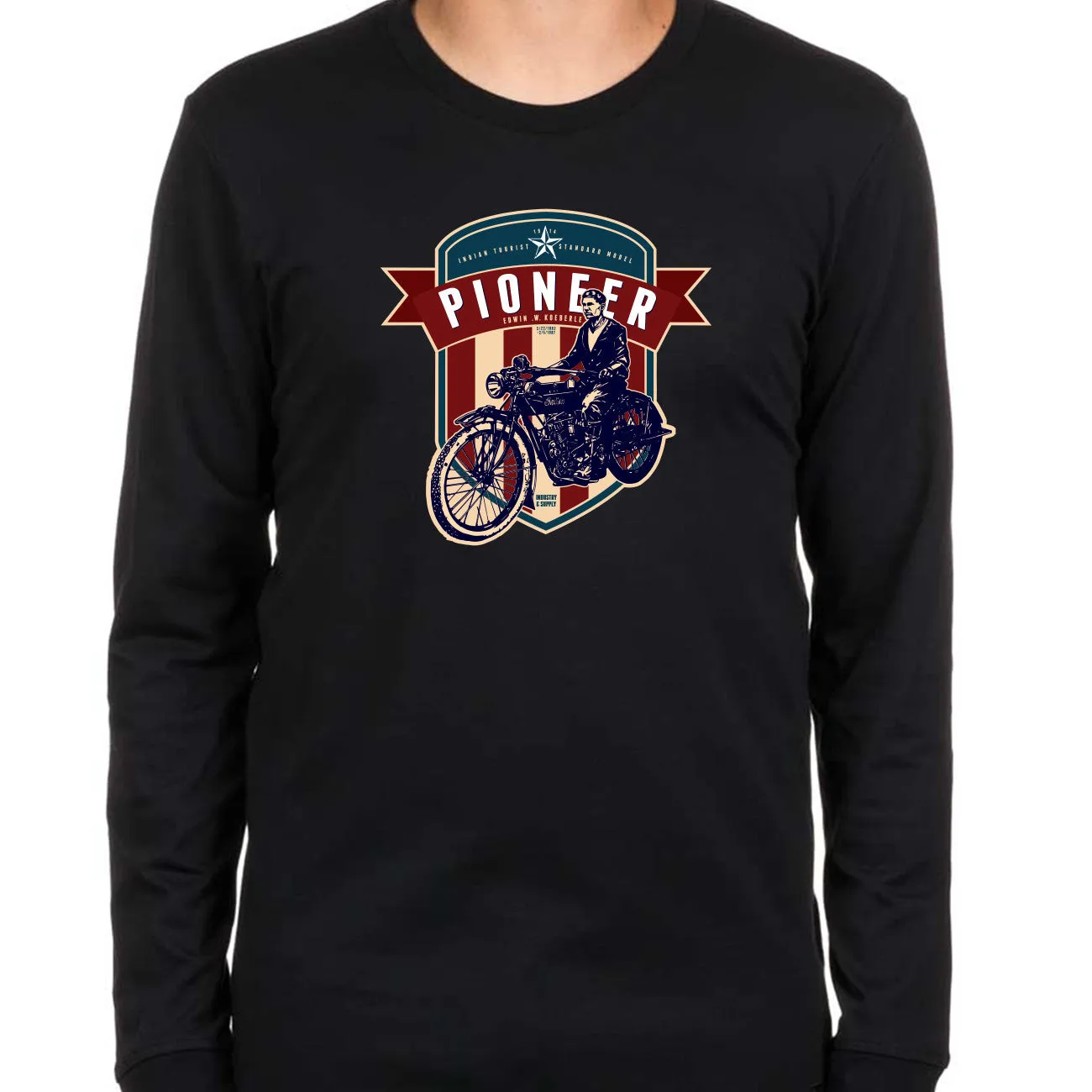 PIONEER - 1914 INDIAN TOURIST LONG SLEEVE SHIRT