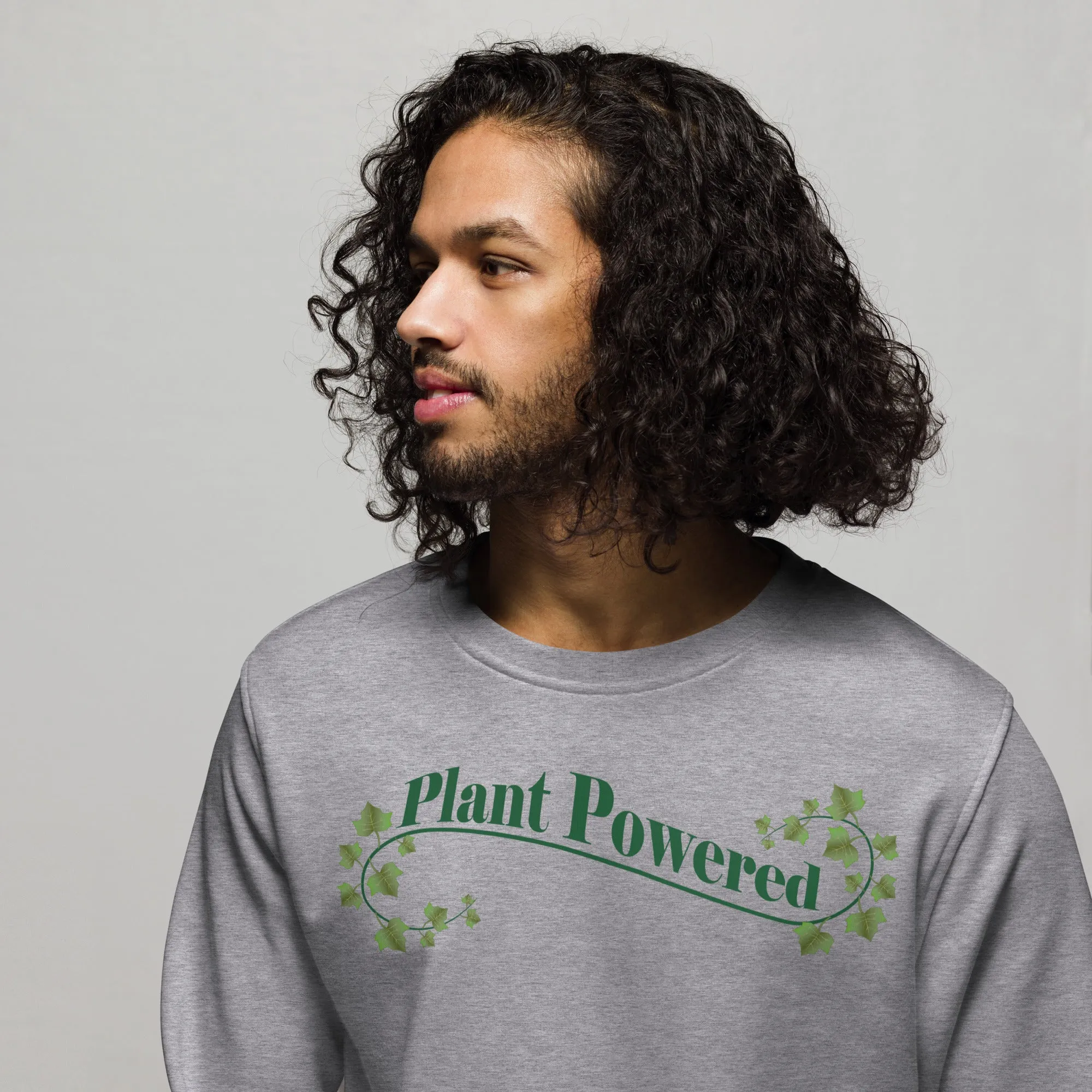 Plant Powered Ivy Men's Organic Cotton Sweatshirt