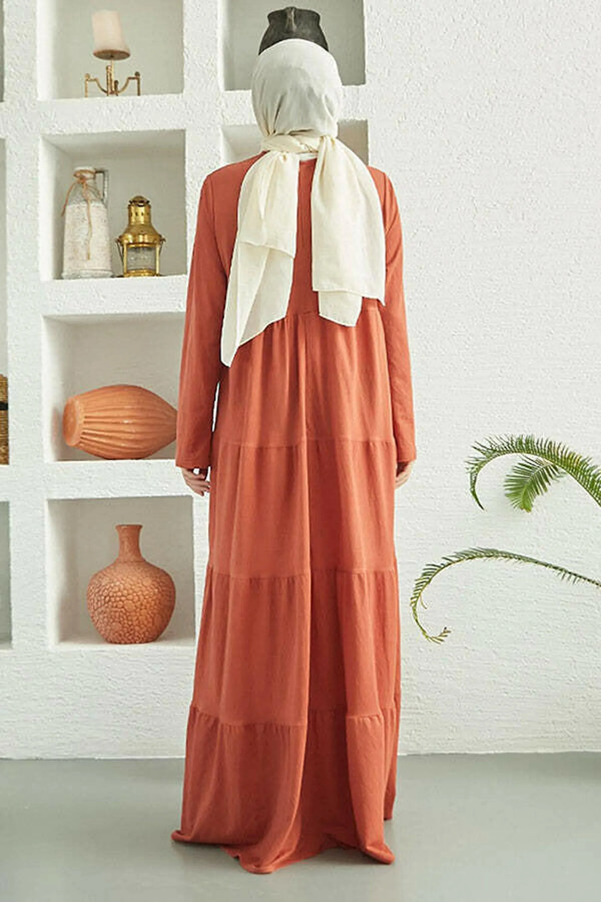 Pleated Tiered Maxi Dress