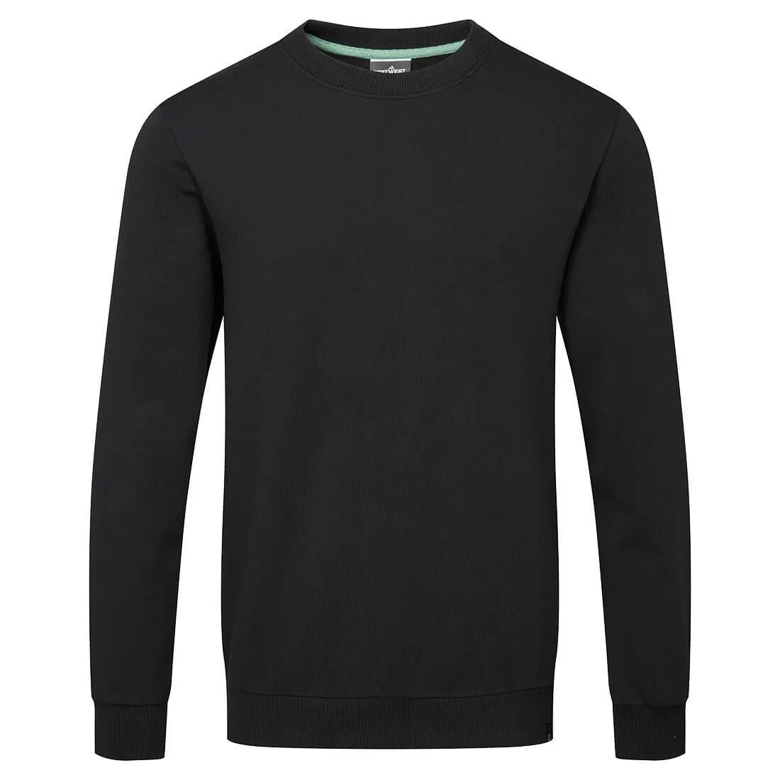 Portwest Black Organic Cotton Recyclable Sweatshirt Size XXL