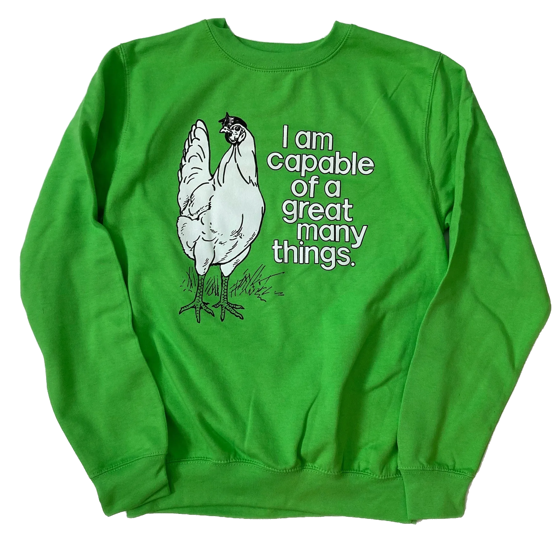 Positive Chicken Sweatshirt - Green Pastures