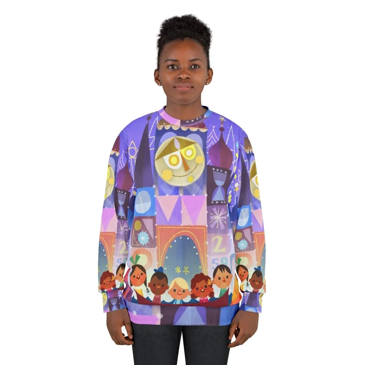 "Disney 'It's a Small World' Little Word Afterall Sweatshirt"