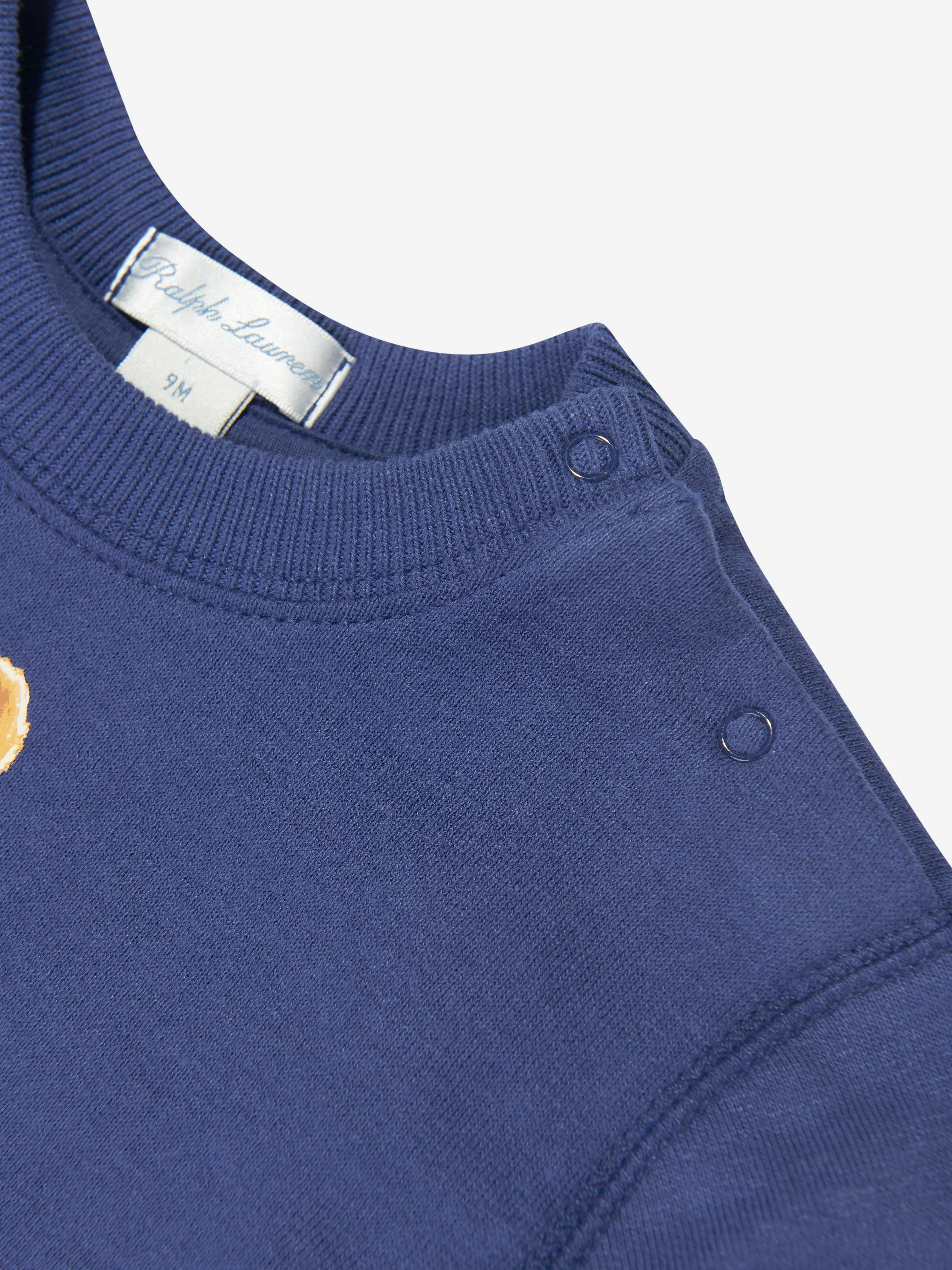 Ralph Lauren Boys Bear Sweatshirt in Blue