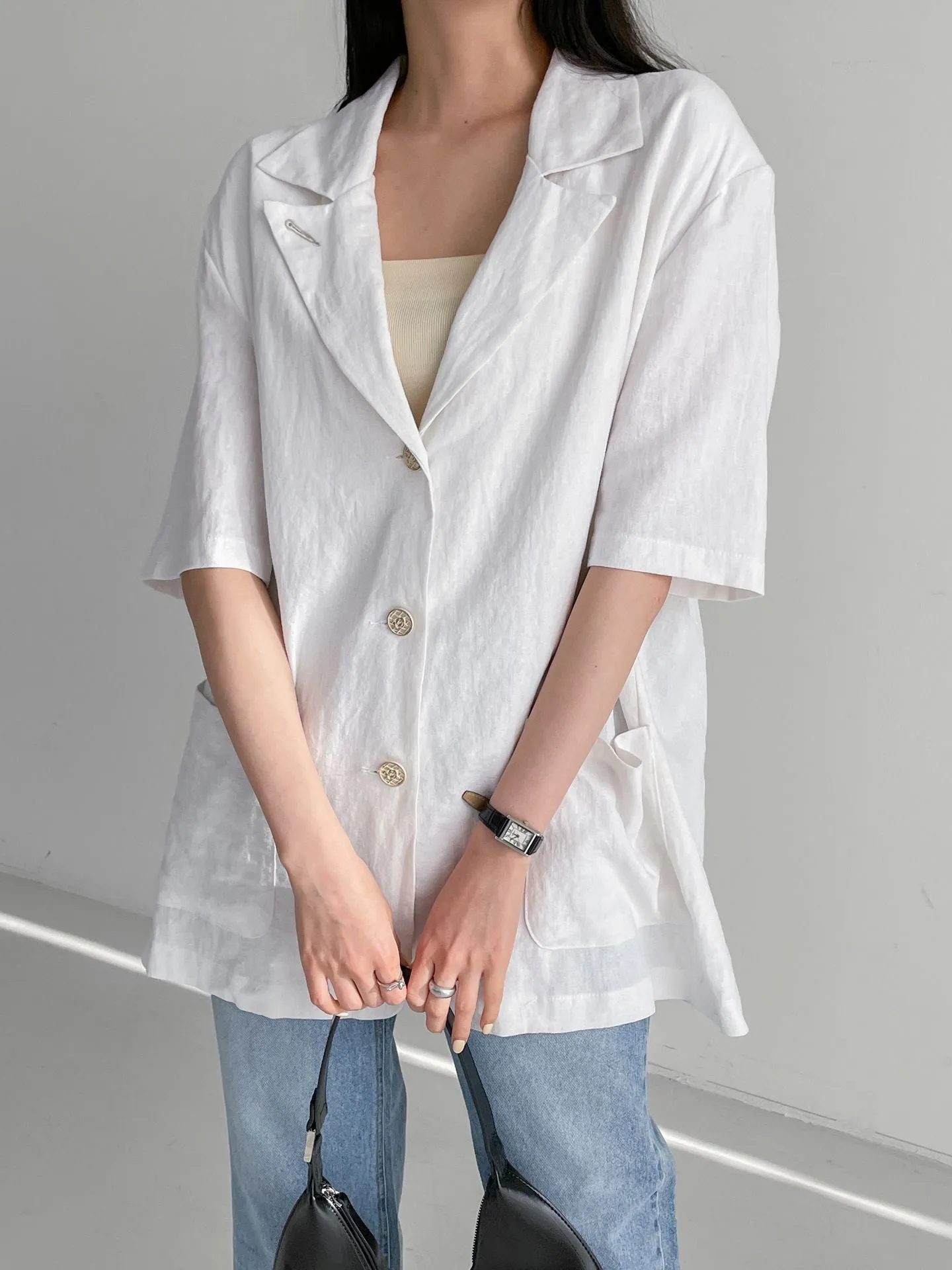 Refreshing Linen OverFit Blazer