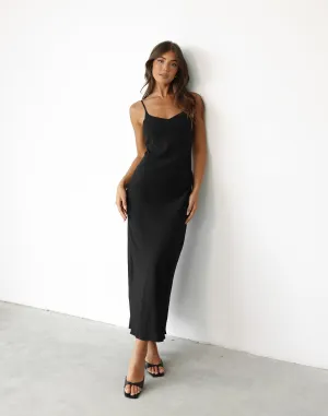 Rosalina Maxi Dress (Black)