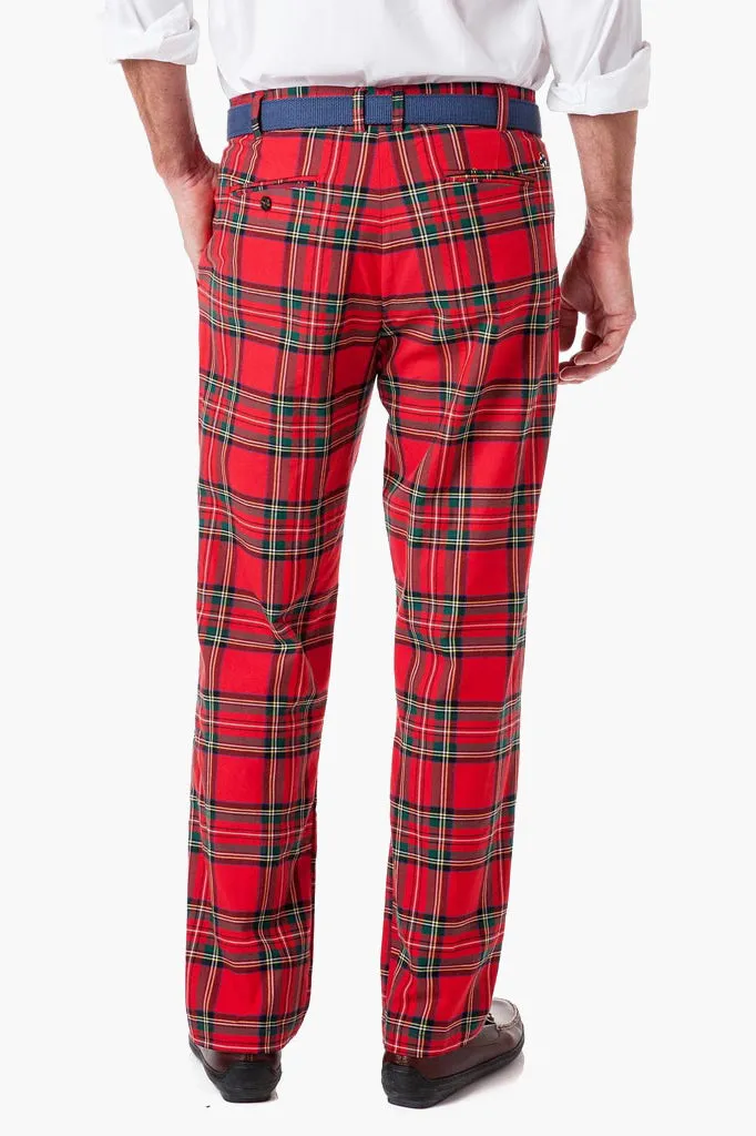 Royal Stewart Tartan Stretch Twill Harbor Pants (32" Inseam)