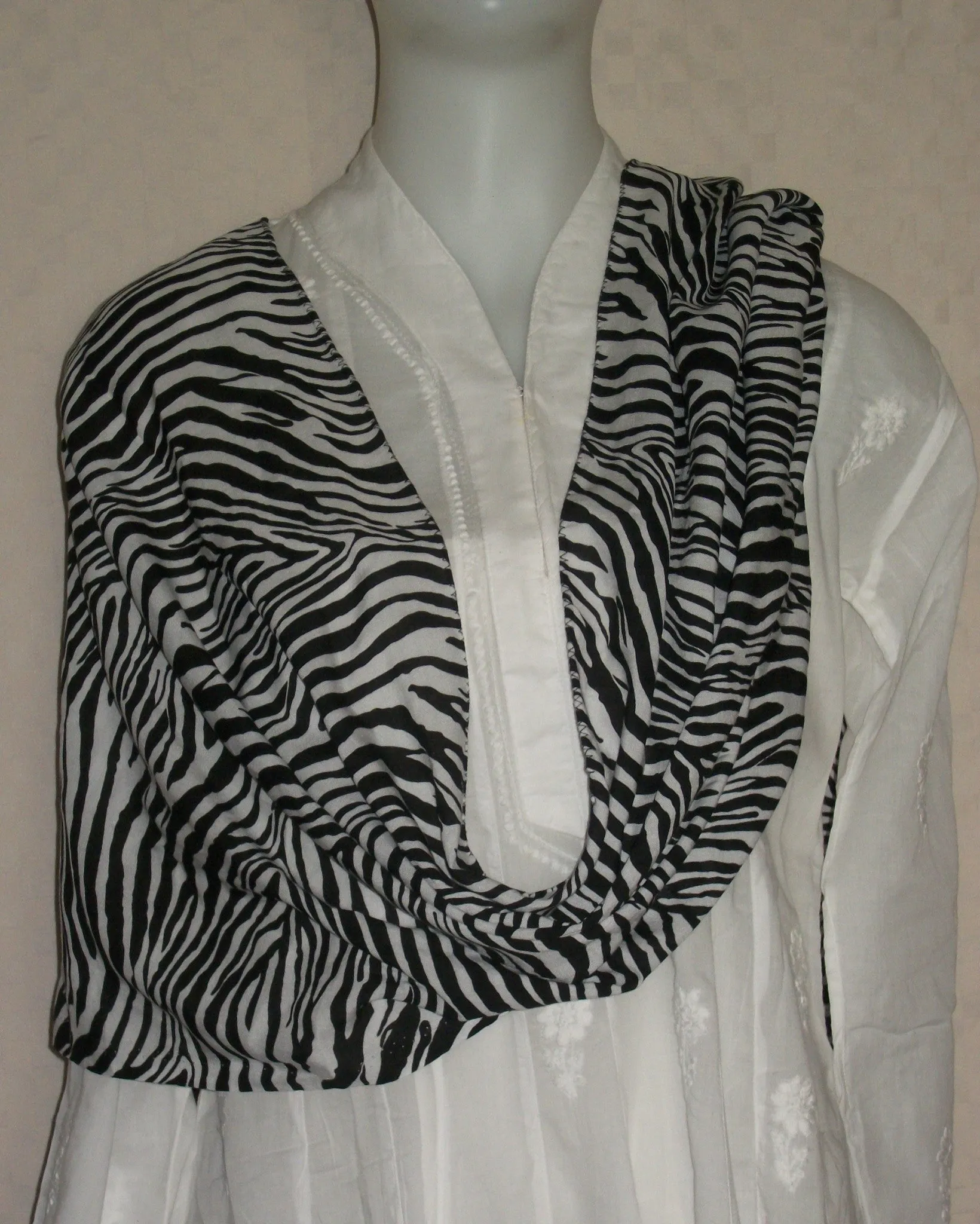 Scarf 2158 Stole Wrap Shawl Zebra