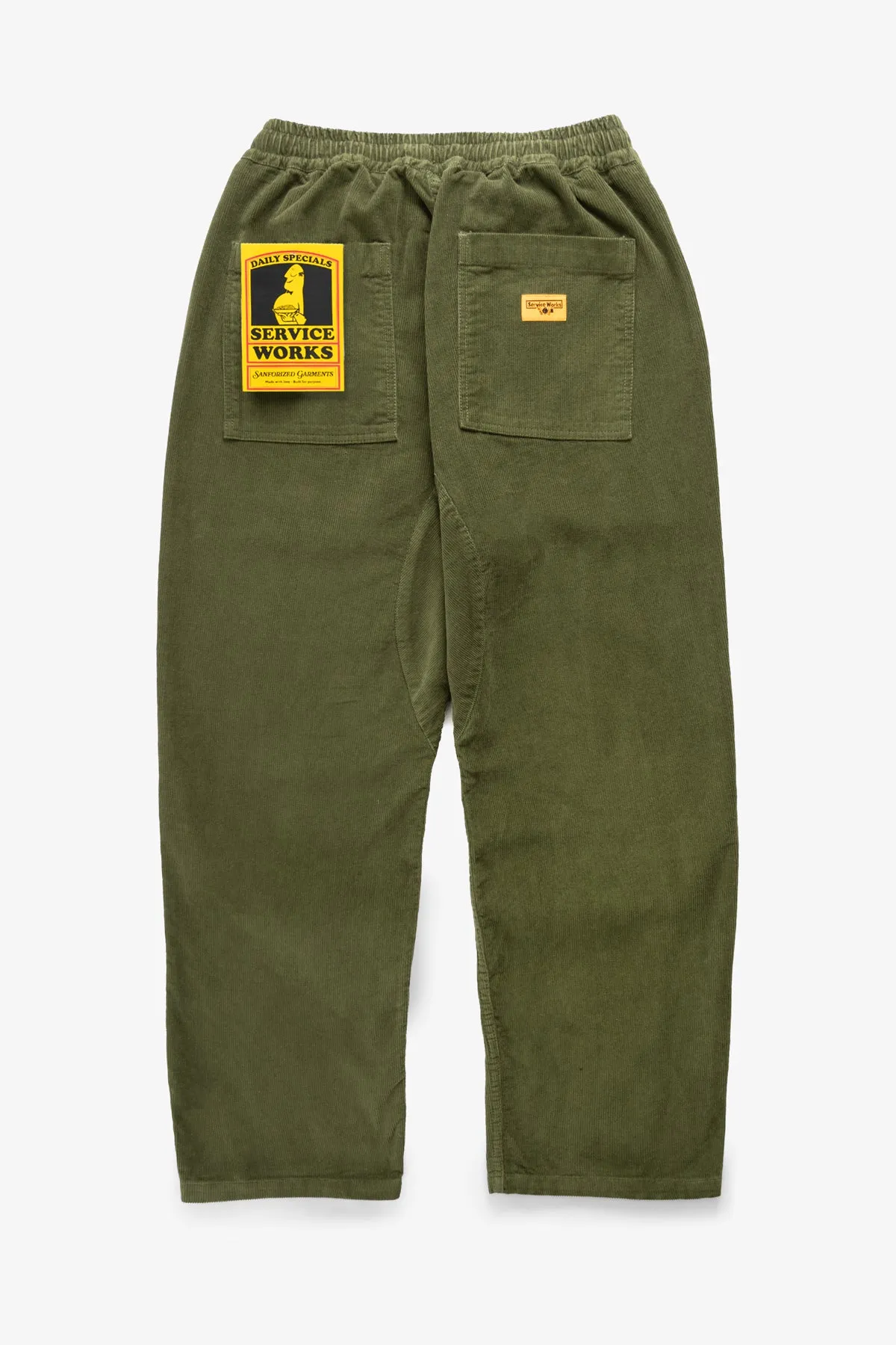 Service Works - Corduroy Chef Pants - Olive