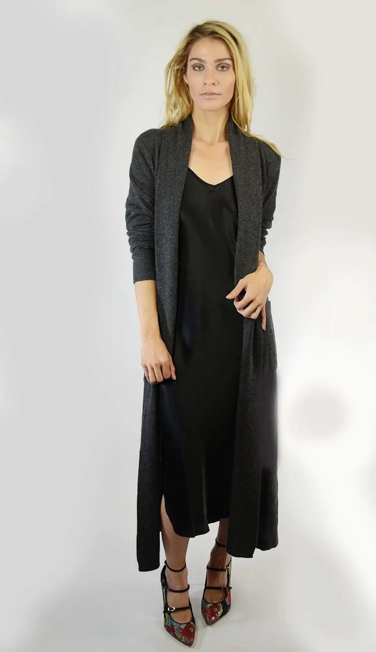 Silk Slip Dress - Black