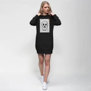 Skull and Cross Bones Premium Adult Hoodie Dress