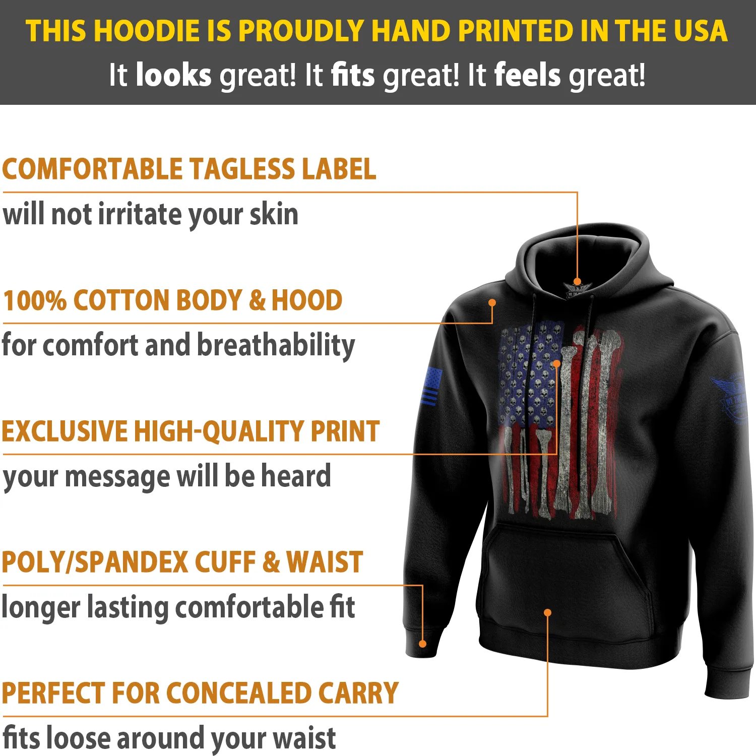 Skull Flag Hoodie