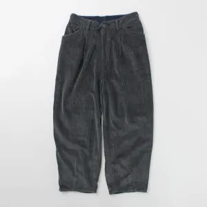 SLOW HANDS / Wide Corduroy Poofy Tuck Pants