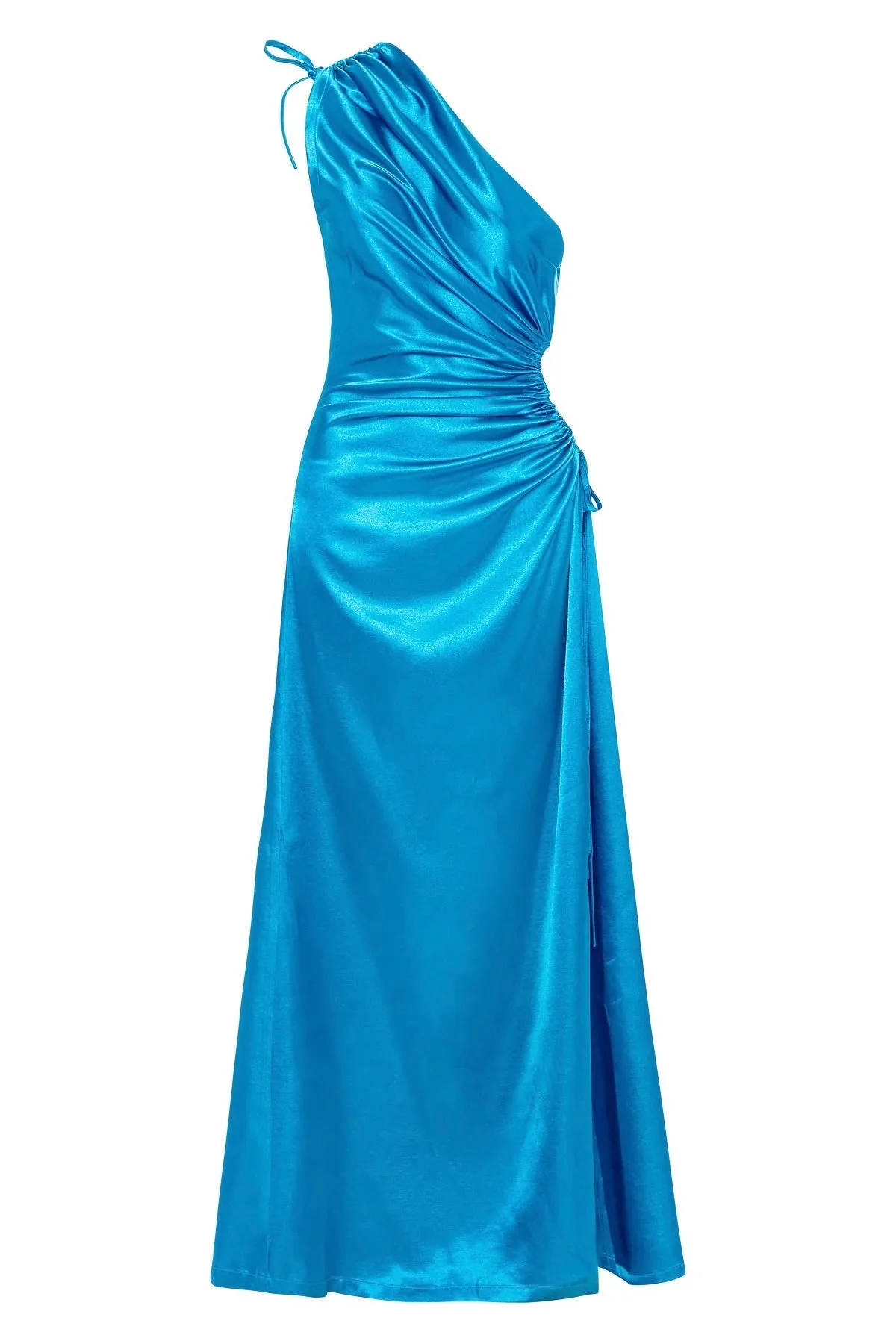 Sonya Nour Cyan Maxi Dress - Cyan Blue