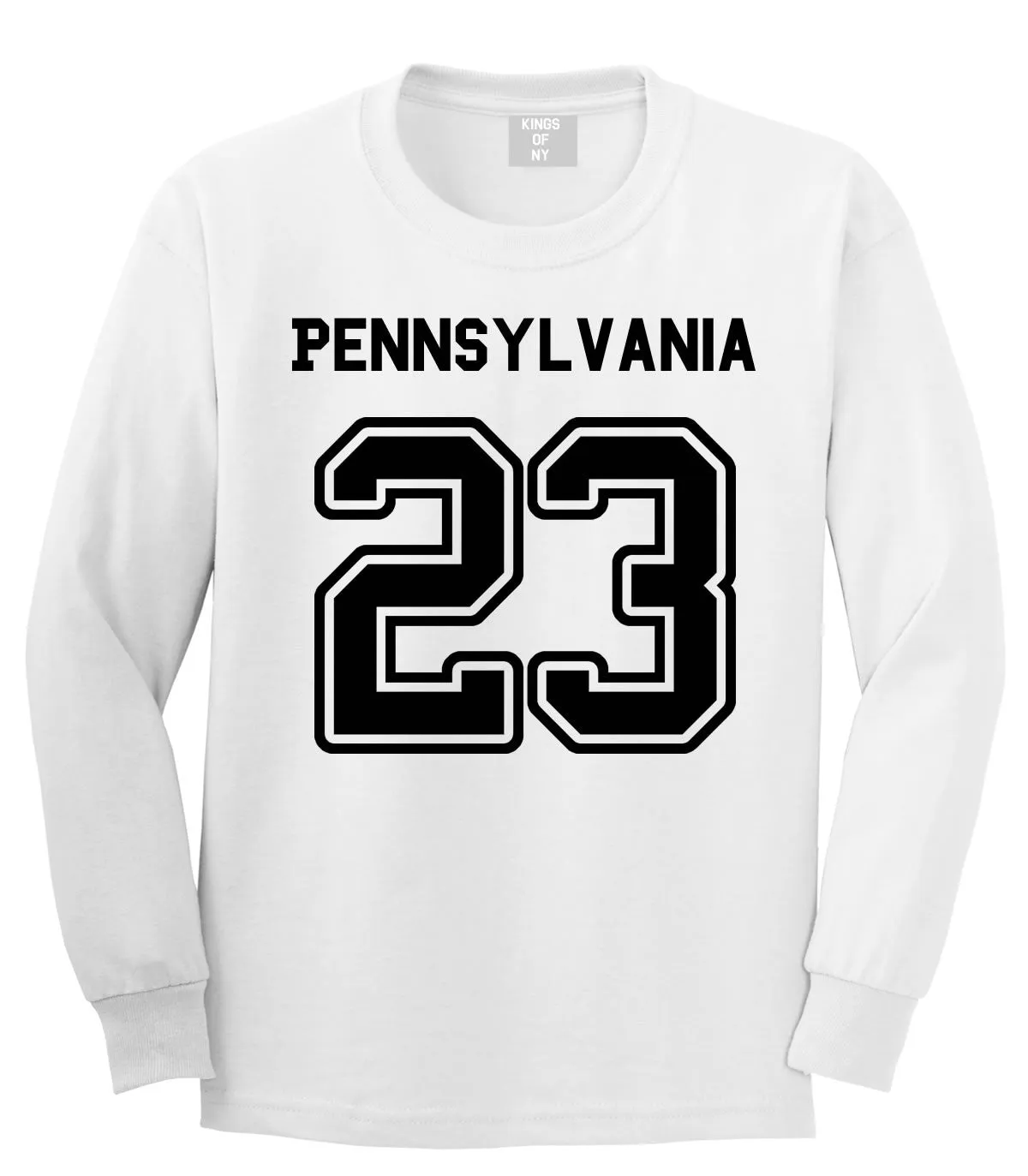 Sport Style Pennsylvania 23 Team State Jersey Long Sleeve T-Shirt