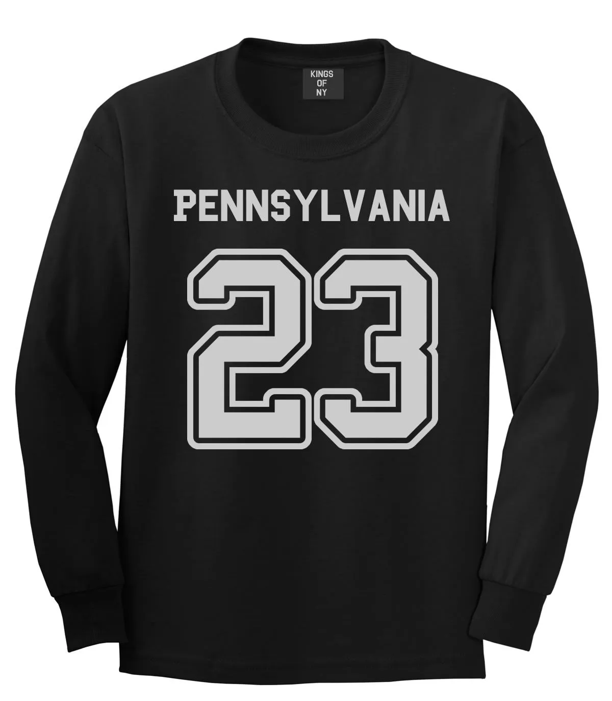 Sport Style Pennsylvania 23 Team State Jersey Long Sleeve T-Shirt