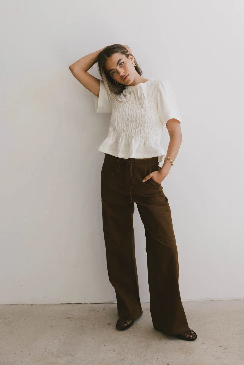 Tandry Cargo Pants in Brown