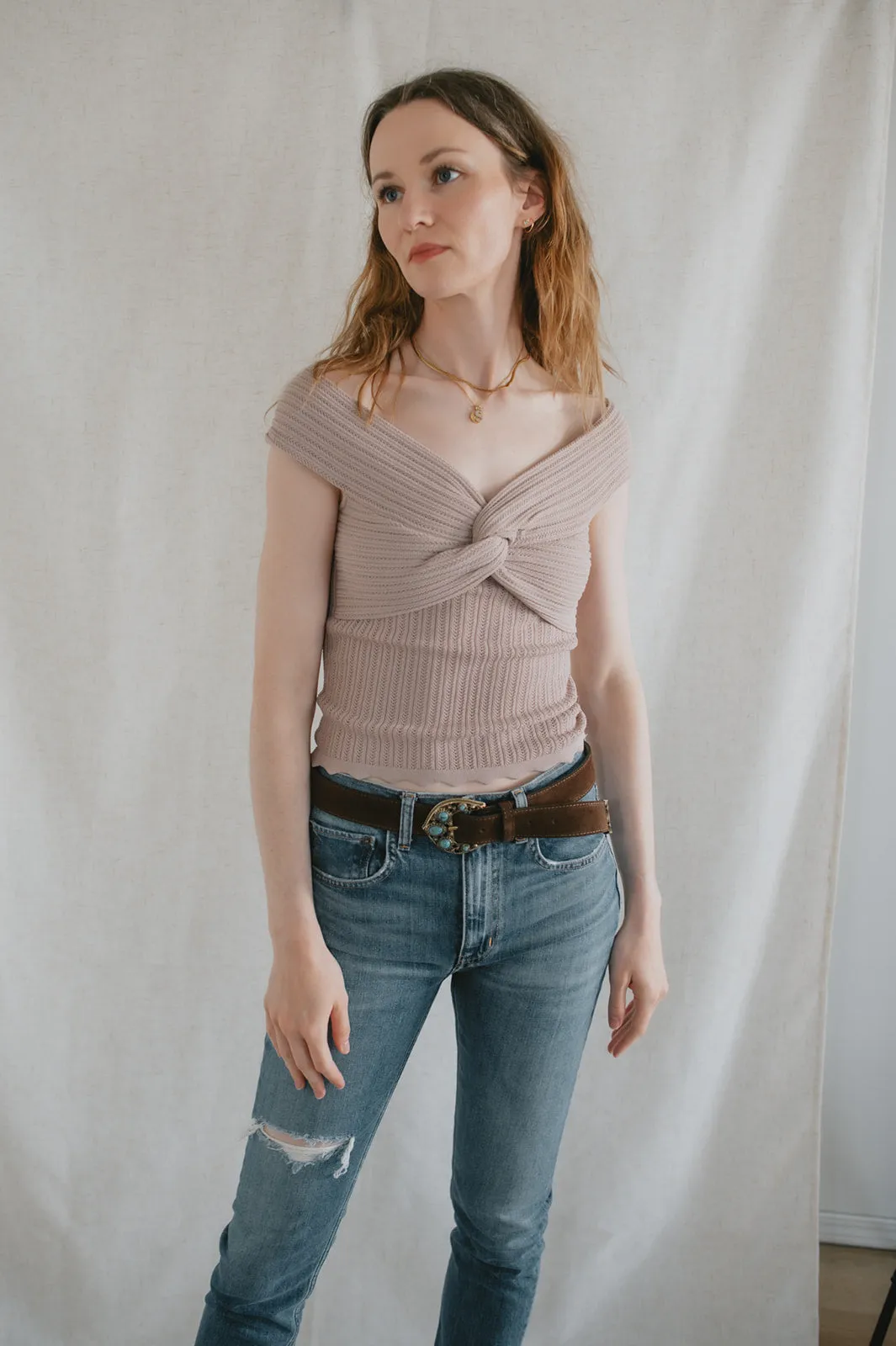 The Tina Top by Heartloom - Dune