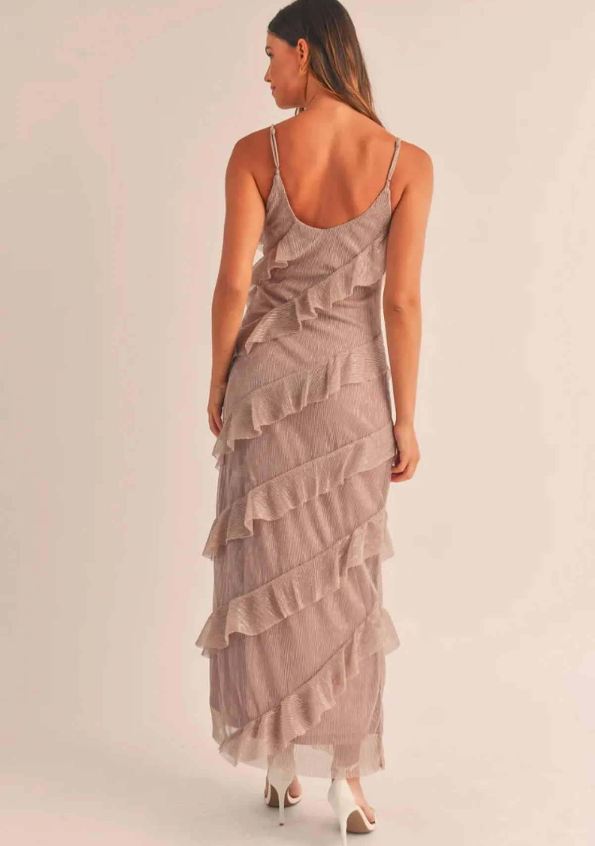 Tiered Ruffled Maxi Dress