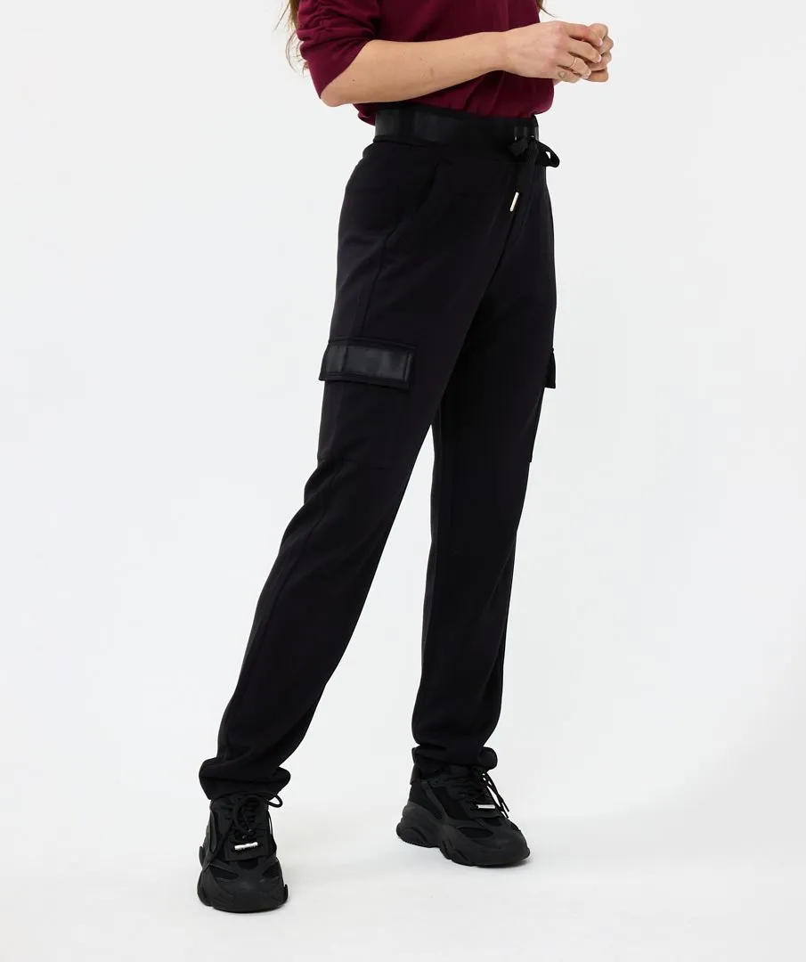 TROUSER CARGO SATIN MODAL