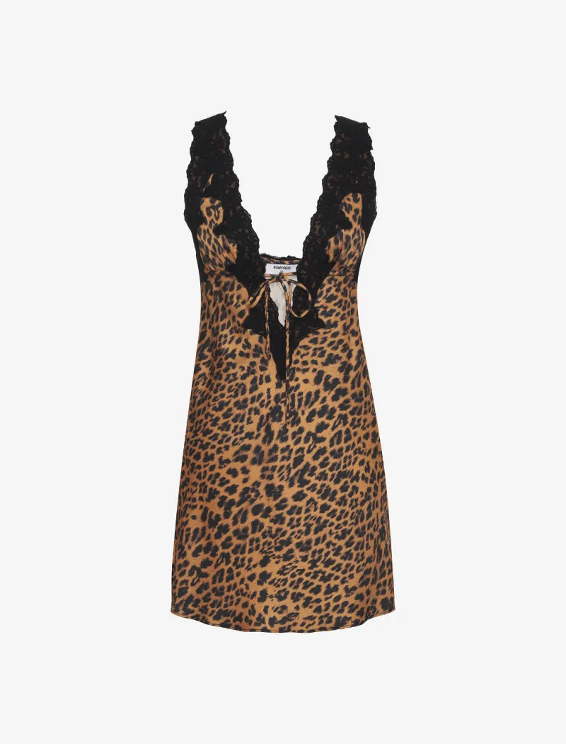 Venice Mini Dress | Leopard