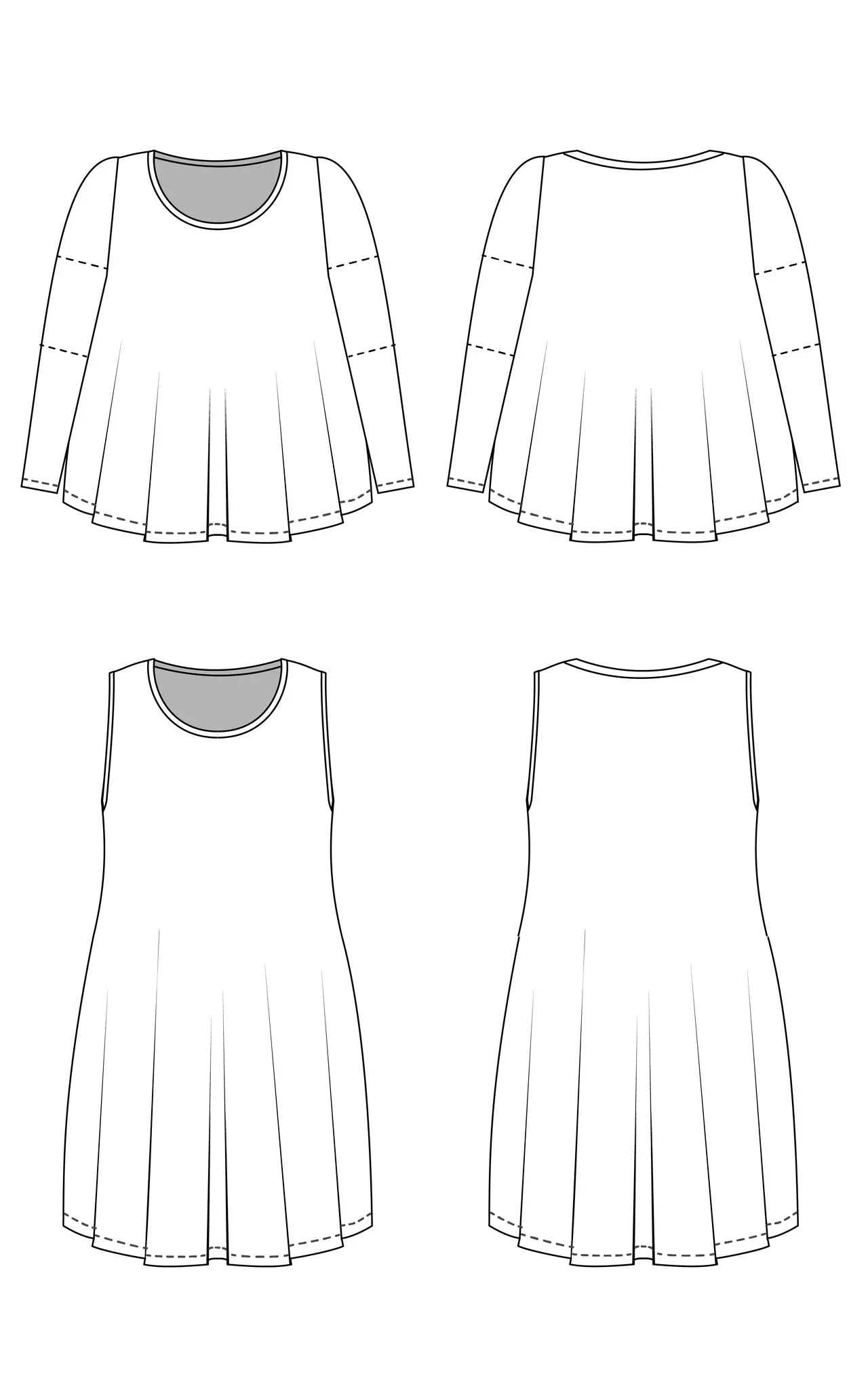 Wexford Top & Dress PDF pattern