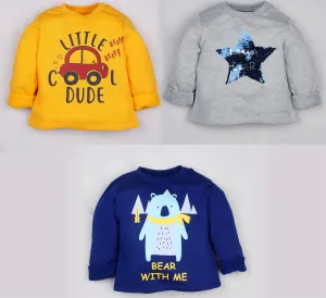 Winter Sweatshirt Combo - Star, Dude and Bear