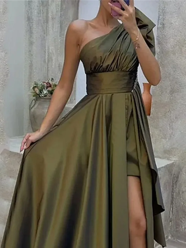 Women Satin Long Dress